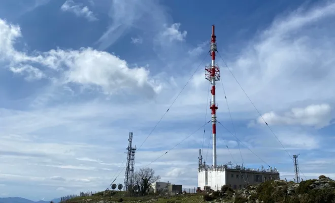 Antenne du Pinu à Bastia
