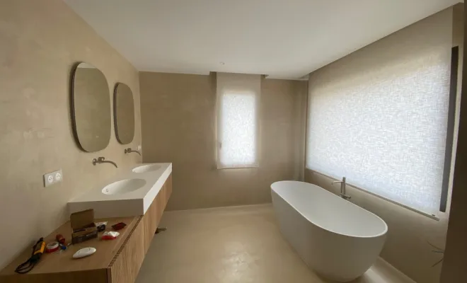 Finition chantier électrique salle de bain